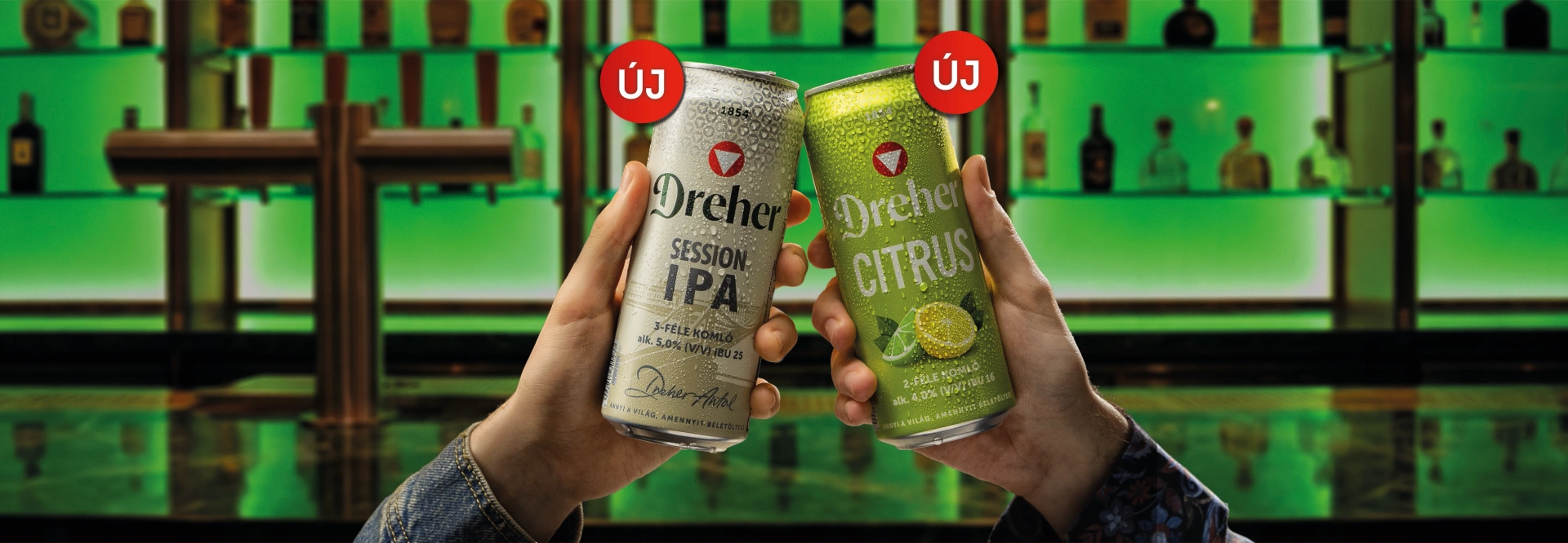 Két új variánssal bővíti portfólióját a Dreher: érkezik a Dreher Session IPA és a Dreher Citrus